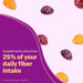 MiraFIBER Gummies 72 Banner That Reads 25% Of Your Daily Fibre Intake