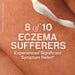 Gold Bond Eczema Relief Skin Protectant Cream 8 Oz Banner That Reads - 8 Out Of 10 Sufferers Experienced Significant Relief