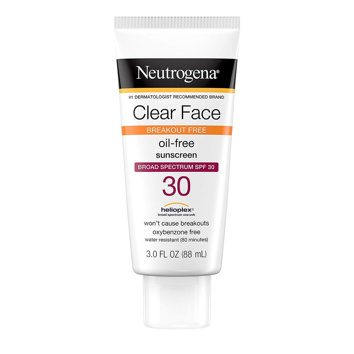 Neutrogena clear face deals spf 30 ingredients