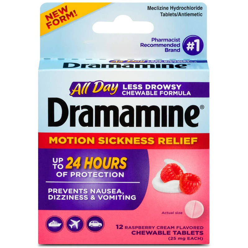 travel sickness tablets dramamine